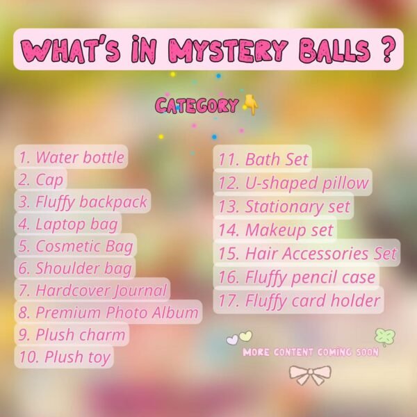 Mystery Ball(GACHA) - 5 balls